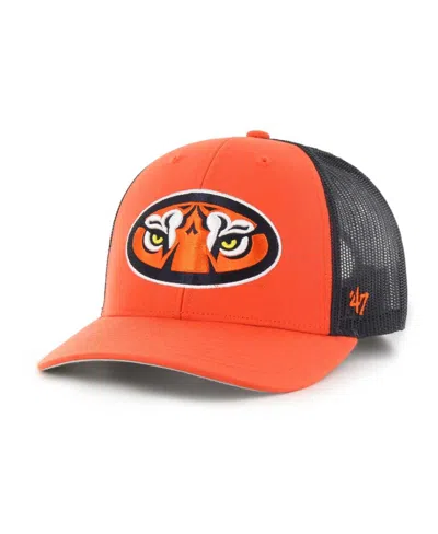 47 Brand Men's ' Orange Auburn Tigers Trucker Adjustable Hat