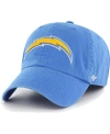 47 BRAND MEN'S '47 BRAND POWDER BLUE LOS ANGELES CHARGERS FRANCHISE LOGO FITTED HAT