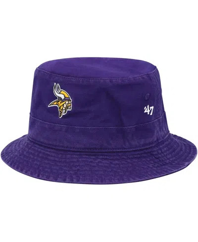 47 Brand Men's ' Purple Minnesota Vikings Primary Bucket Hat