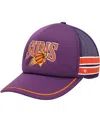 47 BRAND MEN'S '47 BRAND PURPLE PHOENIX SUNS SIDEBRAND STRIPES TRUCKER ADJUSTABLE HAT