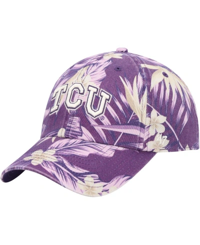47 Brand Men's ' Purple Tcu Horned Frogs Tropicalia Clean Up Adjustable Hat
