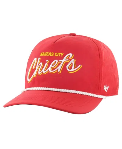 47 Brand Men's ' Red Kansas City Chiefs Fairway Hitch Brrr Adjustable Hat