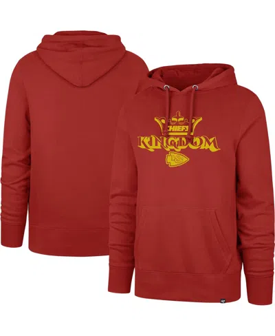 47 Brand Men's ' Red Kansas City Chiefs Regional Headline Pullover Hoodie