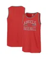 47 Brand Men's ' Red Los Angeles Angels Winger Franklin Tank Top In Red