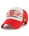 47 Brand Men's ' Red St. Louis Cardinals Breakout Mvp Trucker Adjustable Hat In Red