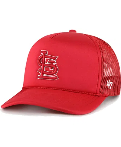 47 Brand Men's ' Red St. Louis Cardinals Foam Logo Trucker Snapback Hat