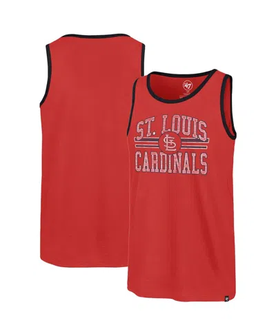 47 Brand Men's ' Red St. Louis Cardinals Winger Franklin Tank Top