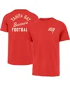 47 Brand Men's ' Red Tampa Bay Buccaneers Turn Back Franklin T-shirt In Red
