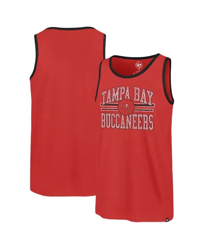 47 Brand Men's ' Red Tampa Bay Buccaneers Winger Franklin Tank Top