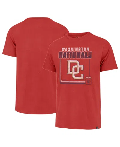 47 Brand Men's ' Red Washington Nationals Borderline Franklin T-shirt