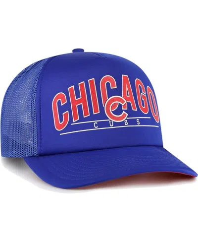 47 Brand Men's ' Royal Chicago Cubs Backhaul Foam Trucker Snapback Hat