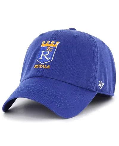 47 Brand Men's ' Royal Kansas City Royals Cooperstown Collection Franchise Fitted Hat