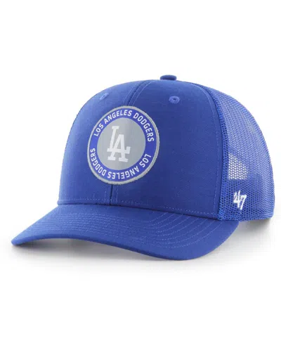 47 Brand Men's ' Royal Los Angeles Dodgers Unveil Trucker Adjustable Hat