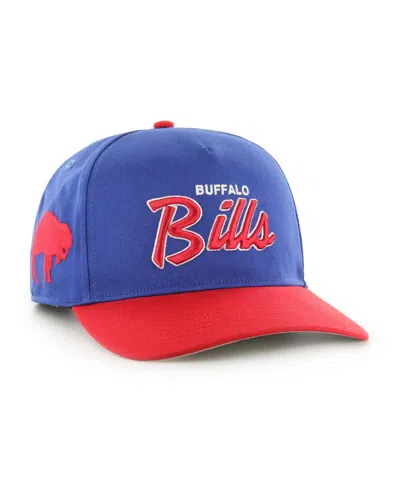 47 Brand Men's ' Royal, Red Buffalo Bills Crosstown Two-tone Hitch Adjustable Hat In Royal,red
