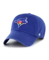 47 Brand Men's ' Royal Toronto Blue Jays Team Pride Clean Up Adjustable Hat In Royal