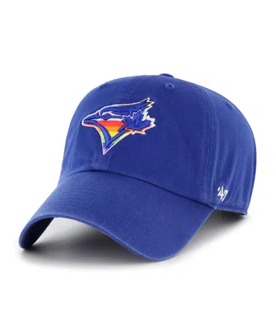 47 Brand Men's ' Royal Toronto Blue Jays Team Pride Clean Up Adjustable Hat