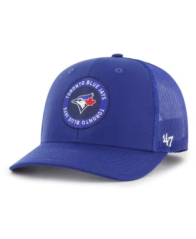 47 Brand Men's ' Royal Toronto Blue Jays Unveil Trucker Adjustable Hat