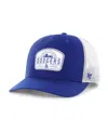 47 Brand Men's ' Royal, White Los Angeles Dodgers 2022 Spring Training Panorama Trucker Snapback Hat In Royal,white