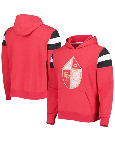47 Brand Men's ' Scarlet San Francisco 49ers Legacy Premier Nico Pullover Hoodie