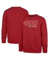 47 Brand Men's ' Scarlet San Francisco 49ers Locked In Headline Pullover Sweatshirt In Scarlet