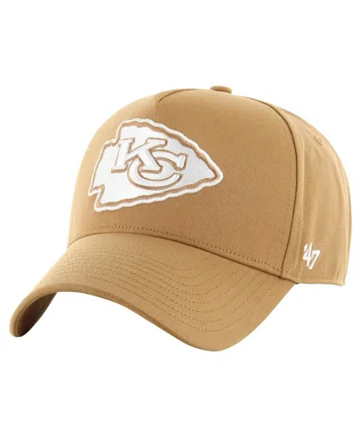 47 Brand Men's ' Tan Kansas City Chiefs Ballpark Mvp Adjustable Hat