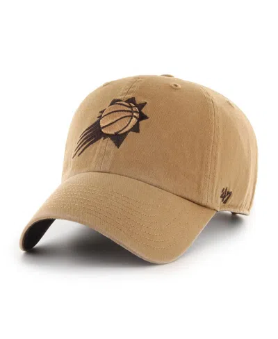 47 Brand Men's ' Tan Phoenix Suns Ballpark Clean Up Adjustable Hat In Brown