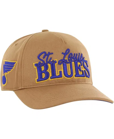 47 Brand Men's ' Tan St. Louis Blues Barnes Hitch Adjustable Hat