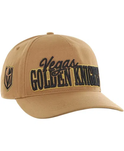 47 Brand Men's ' Tan Vegas Golden Knights Barnes Hitch Adjustable Hat