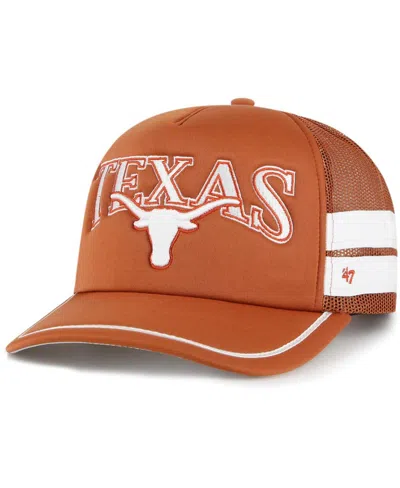 47 Brand Men's ' Texas Orange Texas Longhorns Sideband Trucker Adjustable Hat
