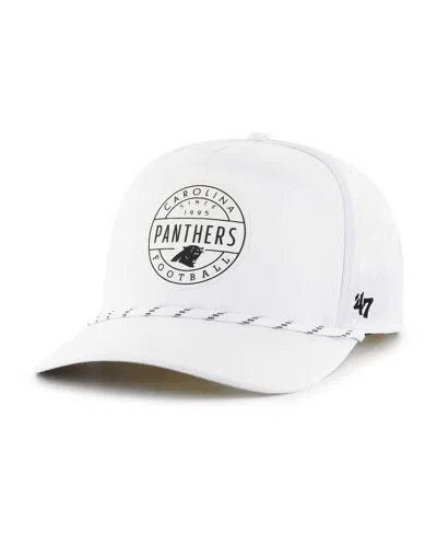 47 Brand Men's ' White Carolina Panthers Surburbia Hitch Adjustable Hat