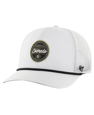 47 Brand Men's ' White Colorado Buffaloes Fairway Trucker Adjustable Hat
