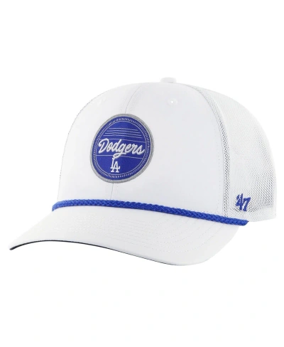 47 Brand Men's ' White Los Angeles Dodgers Fairway Trucker Adjustable Hat