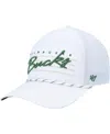 47 Brand Men's ' White Milwaukee Bucks Downburst Hitch Snapback Hat In White