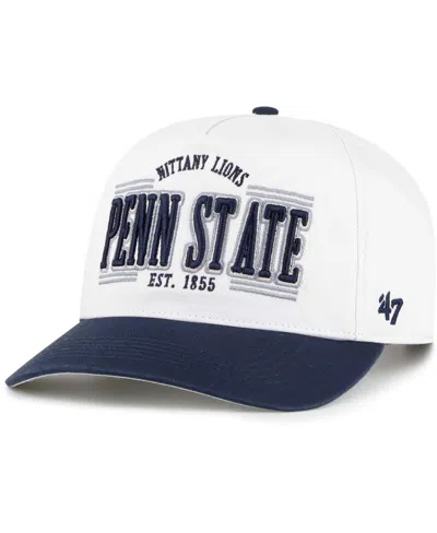 47 Brand Men's ' White Penn State Nittany Lions Streamline Hitch Adjustable Hat