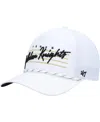 47 Brand Men's ' White Vegas Golden Knights Downburst Hitch Snapback Hat In White