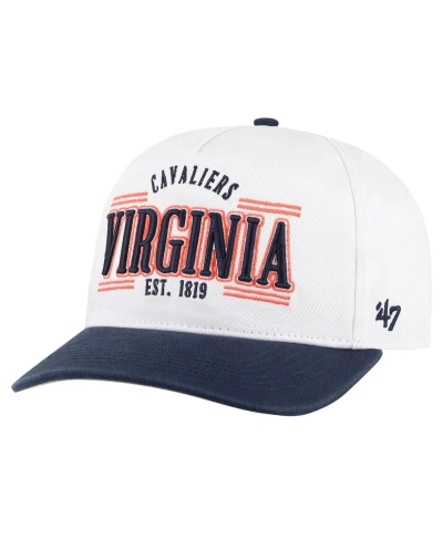 47 Brand Men's ' White Virginia Cavaliers Streamline Hitch Adjustable Hat
