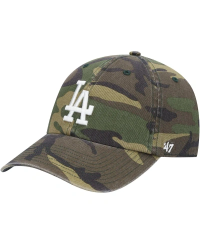 47 Brand Men's '47 Camo Los Angeles Dodgers Team Clean Up Adjustable Hat