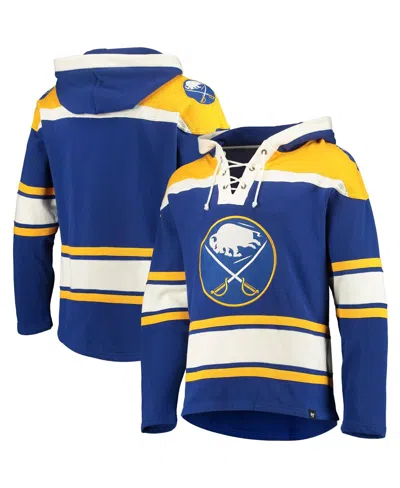 47 Brand Men's '47 Royal Buffalo Sabres Superior Lacer Team Pullover Hoodie