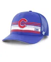 47 Brand Men's '47 Royal Chicago Cubs Cumberland Trucker Snapback Hat In Royal