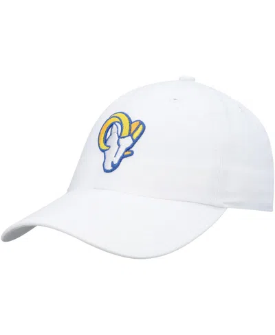 47 Brand Men's '47 White Los Angeles Rams Logo Clean Up Adjustable Hat