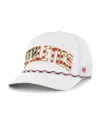 47 Brand Men's '47 White Oakland Athletics Flag Flutter Hitch Snapback Hat In White