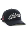 47 Brand Men's And Women's Black Alabama Crimson Tide Collections Golden Age Corduroy Hitch Adjustable Hat In Black