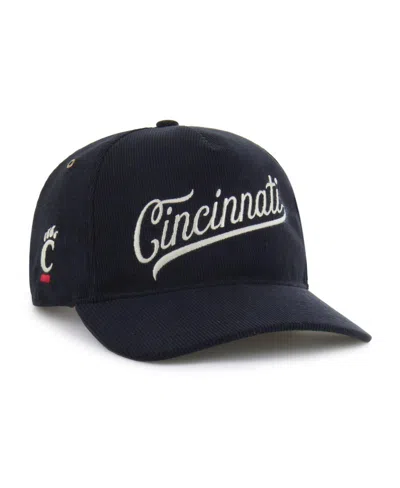 47 Brand Men's And Women's Black Cincinnati Bearcats Collections Golden Age Corduroy Hitch Adjustable Hat