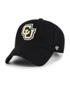 47 Brand Men's And Women's Black Colorado Buffaloes Collections Golden Age Offside Dt Adjustable Hat In Black