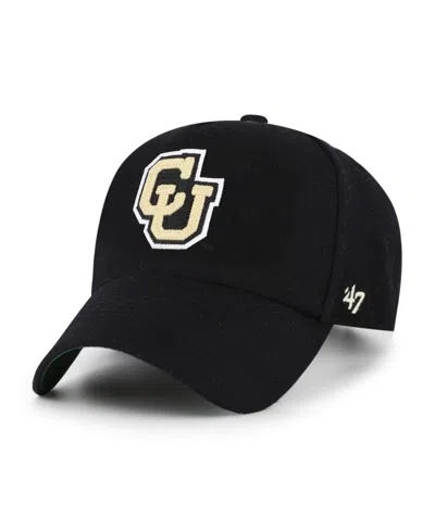 47 Brand Men's And Women's Black Colorado Buffaloes Collections Golden Age Offside Dt Adjustable Hat