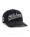 47 Brand Men's And Women's Black Oklahoma Sooners Collections Golden Age Corduroy Hitch Adjustable Hat In Black
