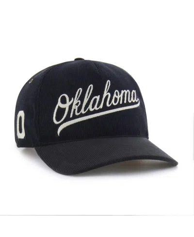 47 Brand Men's And Women's Black Oklahoma Sooners Collections Golden Age Corduroy Hitch Adjustable Hat