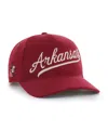 47 Brand Men's And Women's Cardinal Arkansas Razorbacks Collections Golden Age Corduroy Hitch Adjustable Hat In Multi