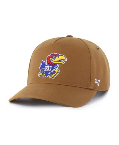 47 Brand Men's And Women's Carhartt X Brown Kansas Jayhawks Hitch Adjustable Hat