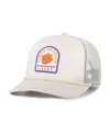 47 Brand Men's And Women's Cream Clemson Tigers Core Inline Gravestone Adjustable Trucker Hat In Neutral